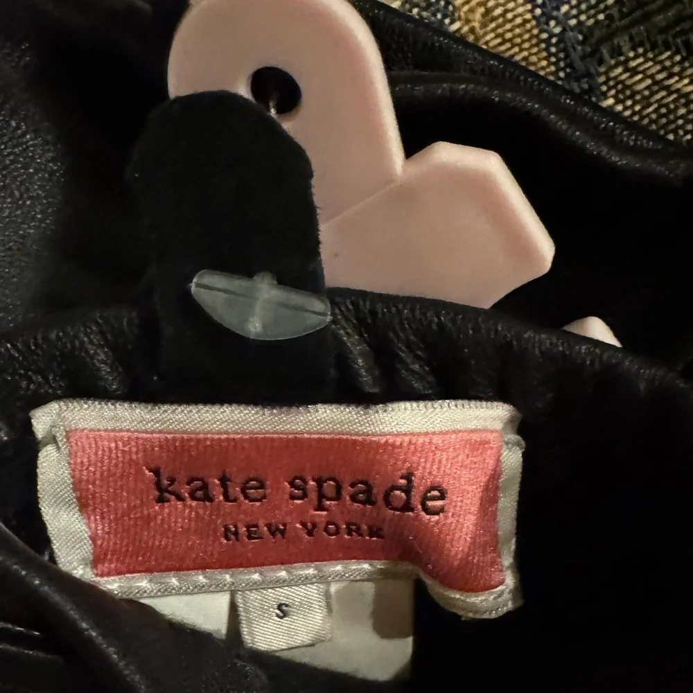 NWT Kate Spade Lambskin Mini Bow Glove Black Small